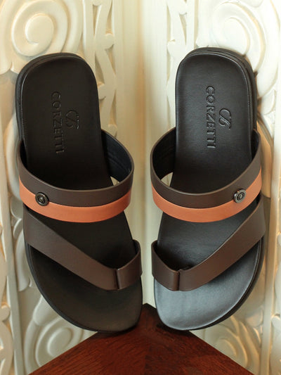 Tan Brown Slippers (80786B)