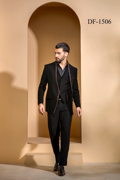 new dress suit design Indochino Women's Custom Milano Black Suit