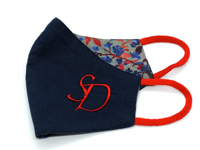 Navy Blue With Red Initials (FM-23)